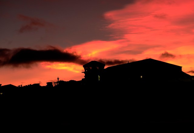 Stratospheric clouds over Rothera